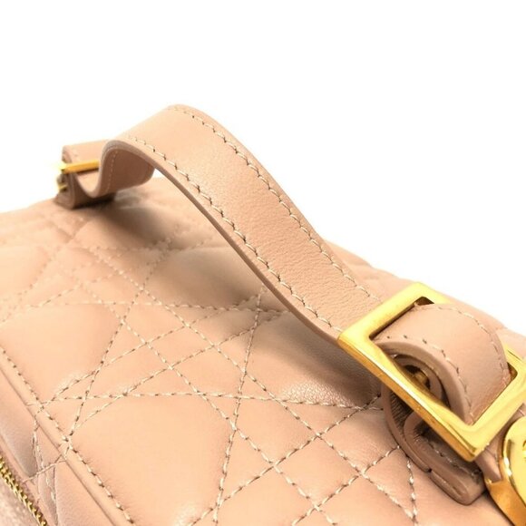 CHRISTIAN DIOR TRAVEL Small Bag Cannage Stitch 2WAY Shoulder Hand Bag Unused - Picture 11 of 16